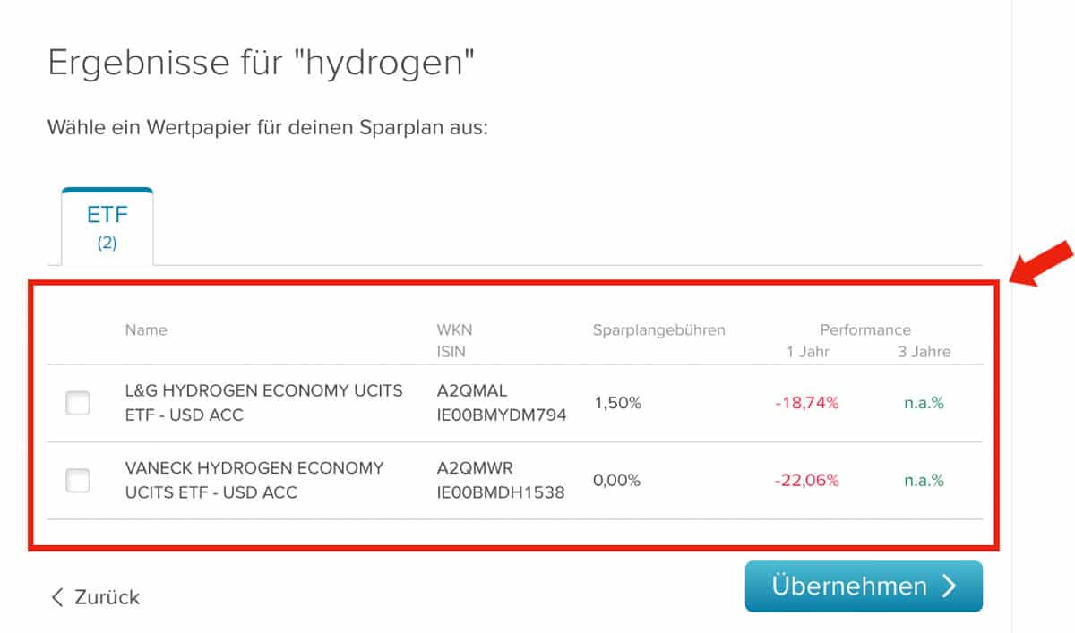 Consorsbank Wasserstoff ETF besparen