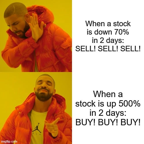 Reddit Meme im Subreddit Wallstreetbets