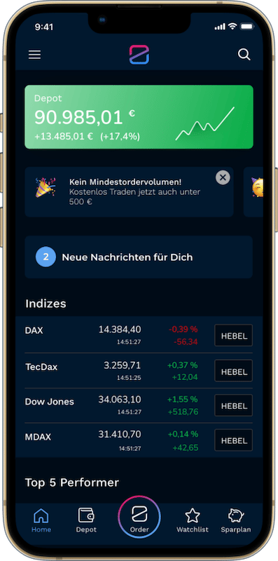 Finanzen net Zero App